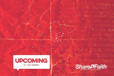 Jesus Said What Announcements Motion Graphic