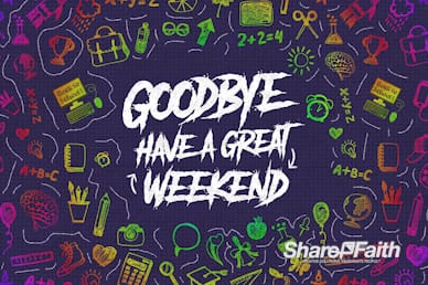 Back To School Goodbye Motion Graphic