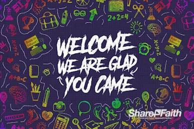 Back To School Welcome Motion Graphic