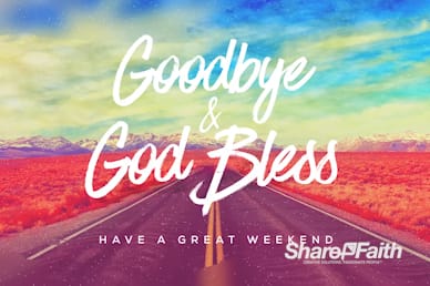 Returning To God Goodbye Motion Graphic