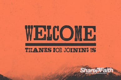 I Will Not Be Moved Welcome Video Loop