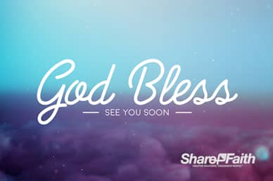 Church Bible Study Goodbye Motion Graphic