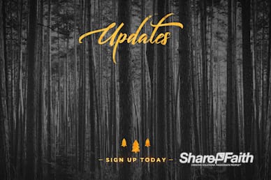 Fall Retreat Announcements Motion Graphic