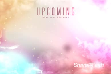 The Second Coming of Christ Announcements Motion Graphic