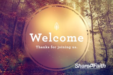 Happy First Day Of Fall Welcome Motion Graphic