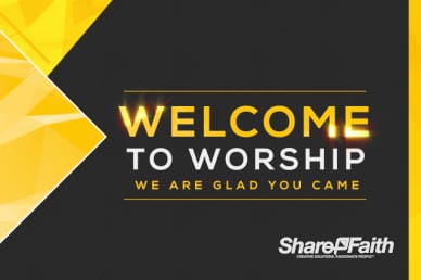 Pastor Appreciation Welcome Motion Graphic