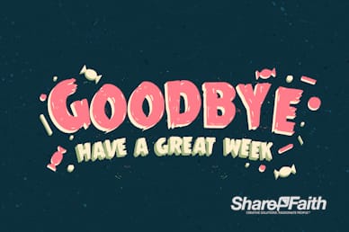 Trunk Or Treat Harvest Festival Goodbye Motion Graphic