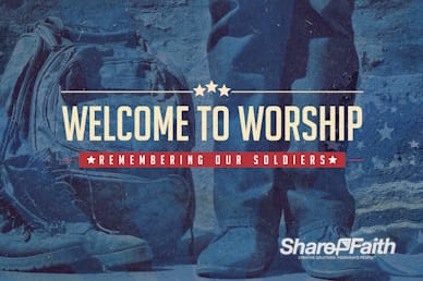 Veterans Day Welcome Motion Graphic