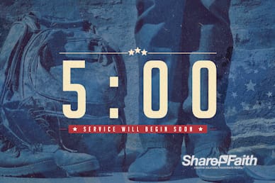 Veterans Day Church Countdown Timer