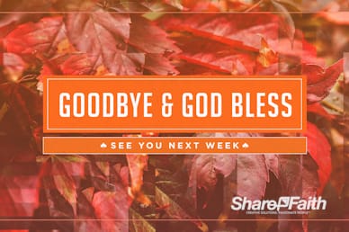 Thankful to God Goodbye Motion Graphic