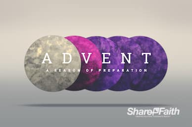 Advent Season of Preparation Church Motion Graphic