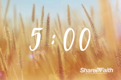 Thanksgiving Harvest Worship Countdown Video