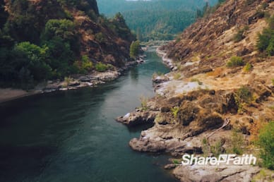 River Current Nature Background Video