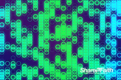 Neon Light Grid Worship Video