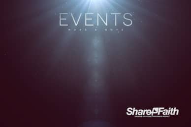 Manger Of Jesus Announcements Motion Graphic