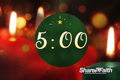 Christmas Eve Candlelight Service Countdown