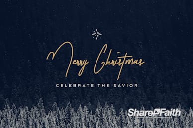 Winter Christmas Intro Video Loop