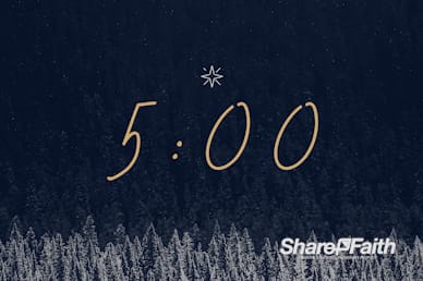 Winter Christmas Worship Countdown