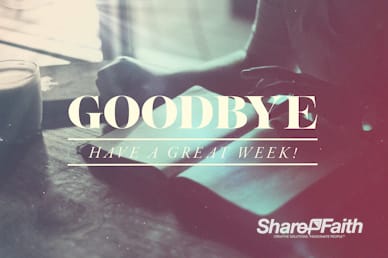 Prayer And Fasting Goodbye Video Loop