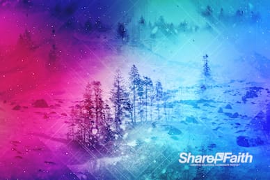 Winter Retreat Worship Motion Background