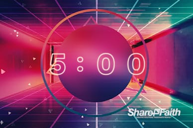 Happy New Year Modern Church Countdown Timer