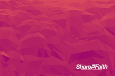 Polygon Waves Worship Motion Background