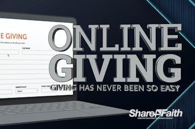 Online Giving Laptop Video Loop