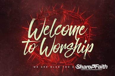 Good Friday Church Service Welcome Video