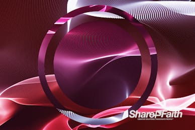 Energy Circle Particle Wave Worship Background Video