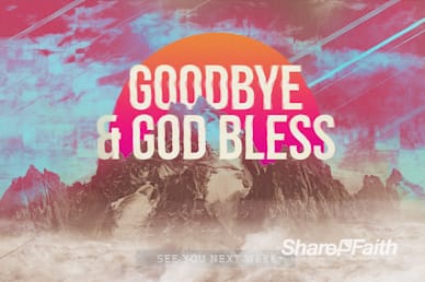 Unshakeable Faith Goodbye Motion Graphic