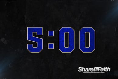Cinematic Church Countdown Timer
