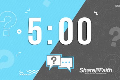 Big Questions Church Countdown Video