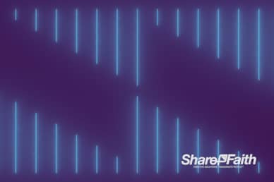 Blue Vertical Laser Beam Worship Loop