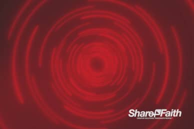 Red Laser Beam Vortex Motion Loop