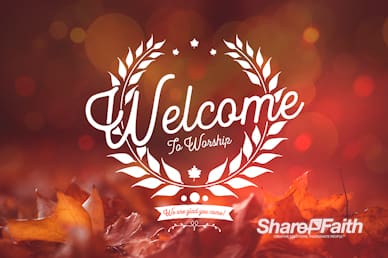 Give Thanks In All Circumstances Welcome Bumper Video