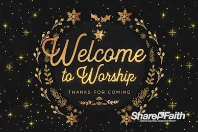 Christmas Eve Service Welcome Video