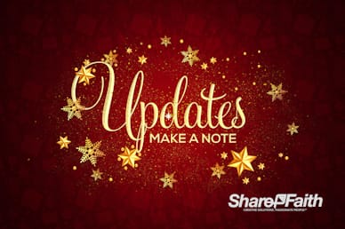 Merry Christmas Service Announcements Motion Graphic