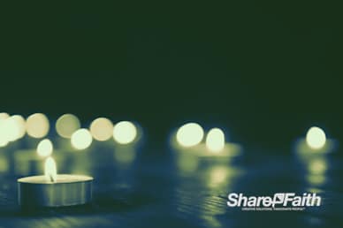 Christmas Candle Glow Worship Video
