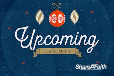 Christmas Party Announcements Motion Graphic