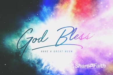 Advent Christmas Church Goodbye Video Loop