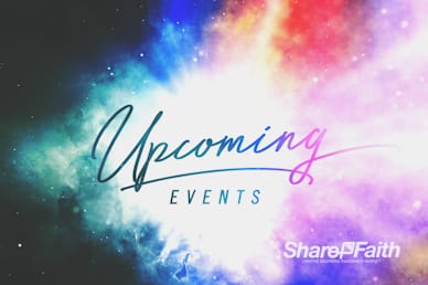 Advent Christmas Church Announcements Video Loop