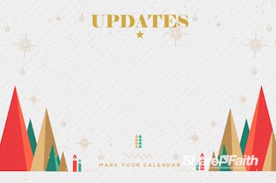 The First Noel Christmas Announcements Motion Graphic