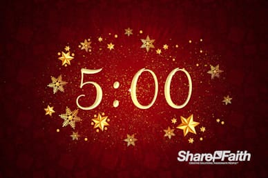 Merry Christmas Service Countdown Timer