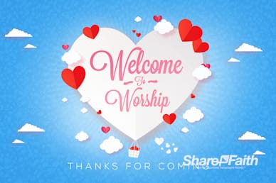 Love Is In The Air Valentine's Day Welcome Bumper Video