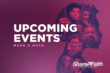 Black History Month Church Service Announcements Video