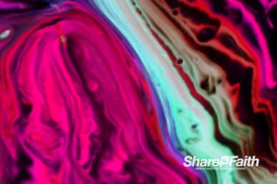 Abstract Galaxy Liquid Ink Worship Video Background