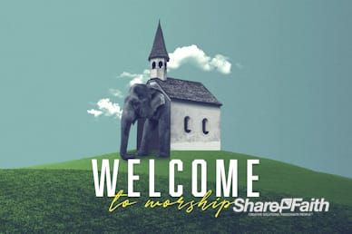 The Elephant In The Church Welcome Video Loop