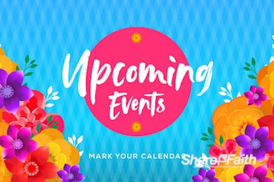 Happy Mother's Day Flowers Announcements Video