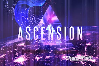Ascension Day Service Church Motion Graphic