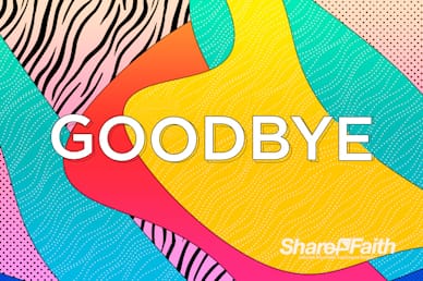 Graduation Sunday Abstract Goodbye Video Loop